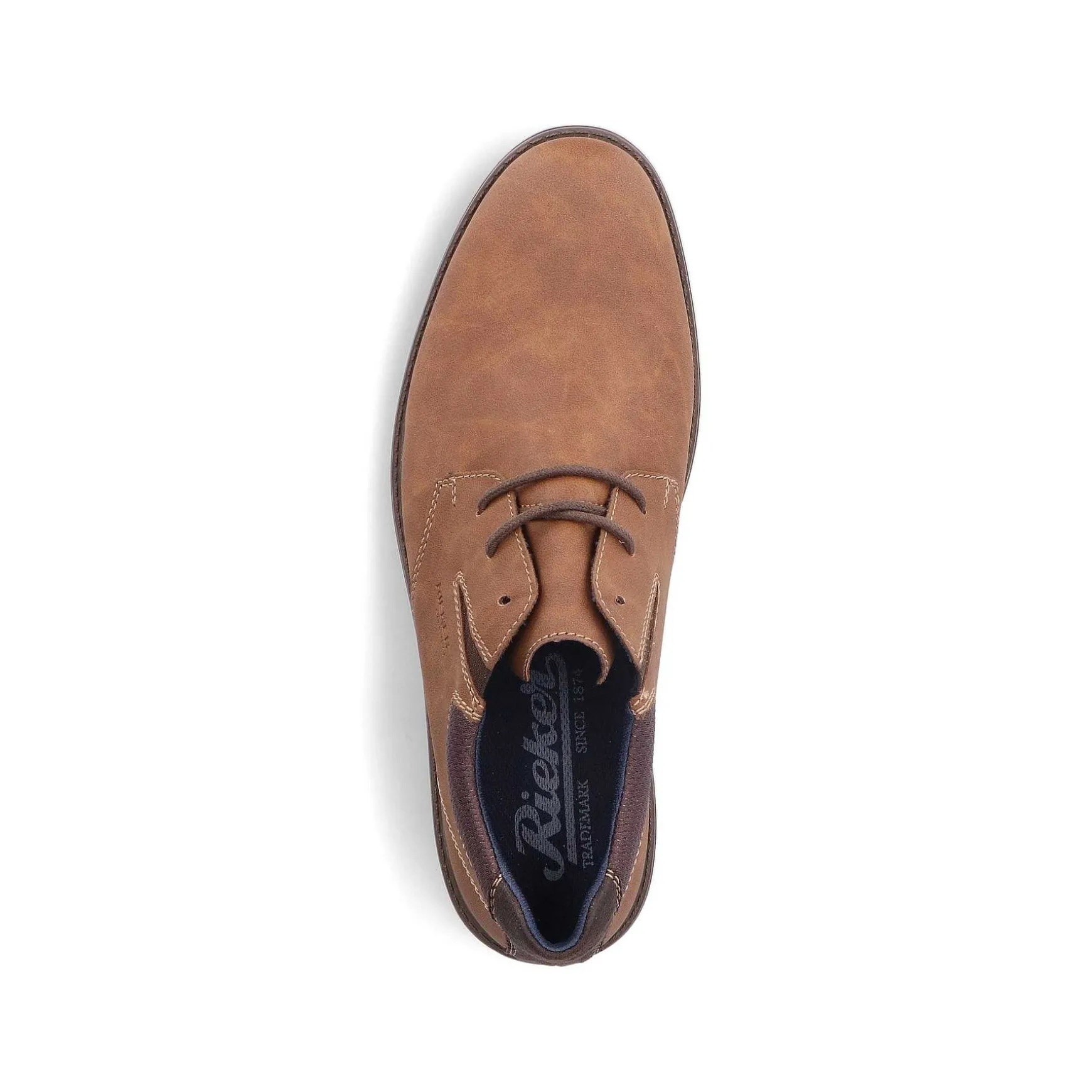 Rieker Men'S Lace-Up Shoes Clay Brown