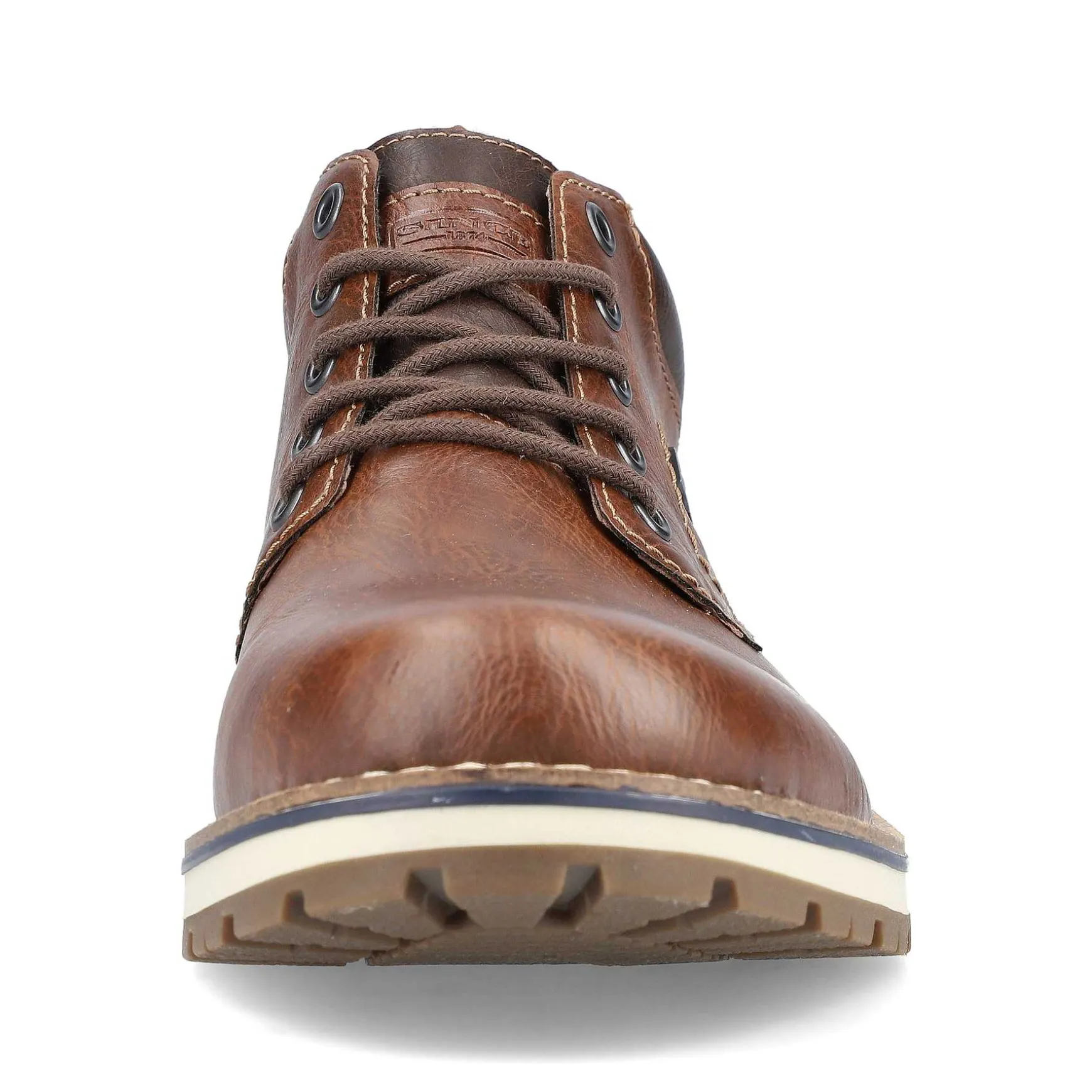 Rieker Men'S Lace-Up Shoes Caramel Brown