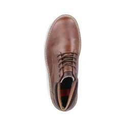 Rieker Men'S Lace-Up Shoes Caramel Brown
