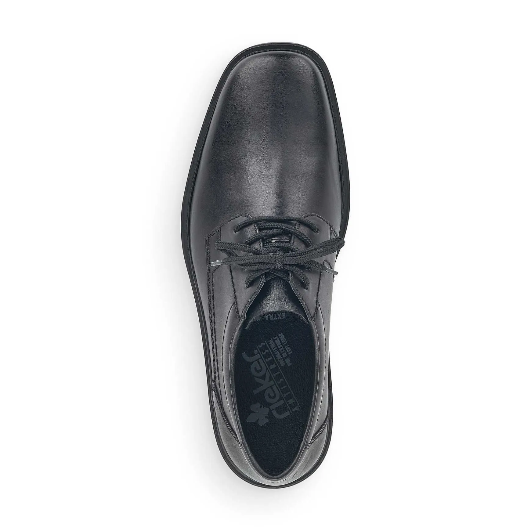 Rieker Men'S Lace-Up Shoes Jet Black
