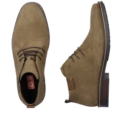 Rieker Men'S Lace-Up Shoes, Khaki Green