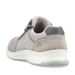 Rieker Men'S Lace-Up Shoes Moon Grey
