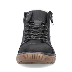 Rieker Men'S Lace-Up Shoes Asphalt Black