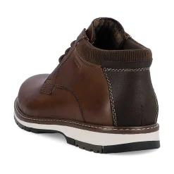Rieker Men'S Lace-Up Shoes Wood Brown