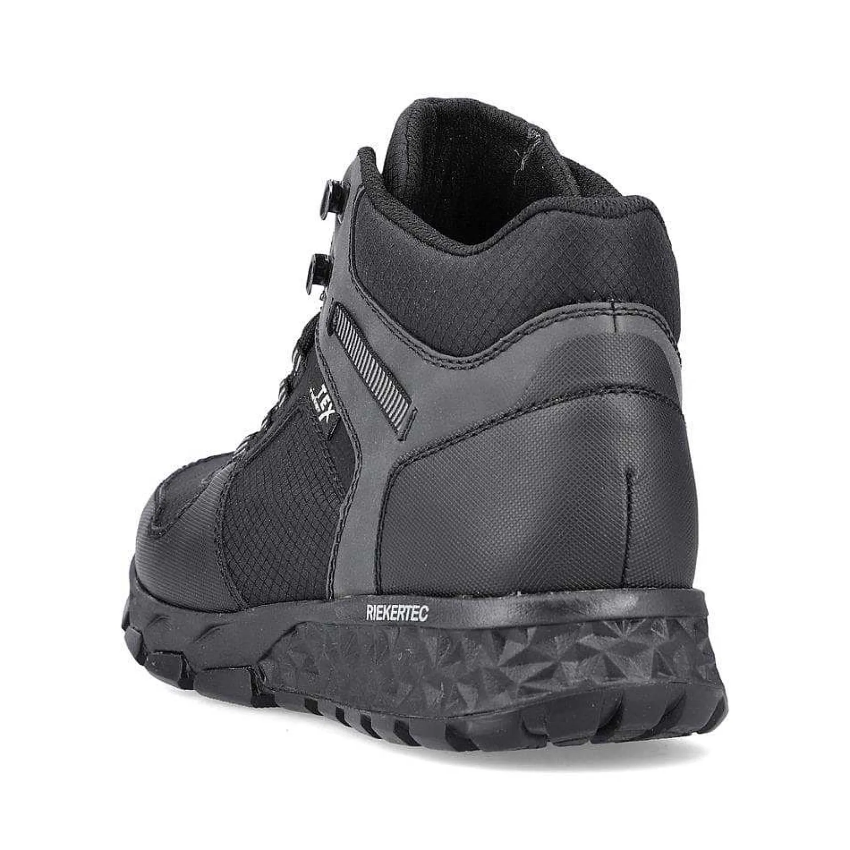 Rieker Men'S Lace-Up Shoes Jet Black