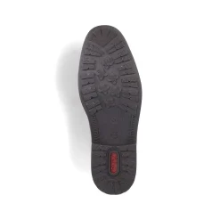 Rieker Men'S Lace-Up Shoes Glossy Black