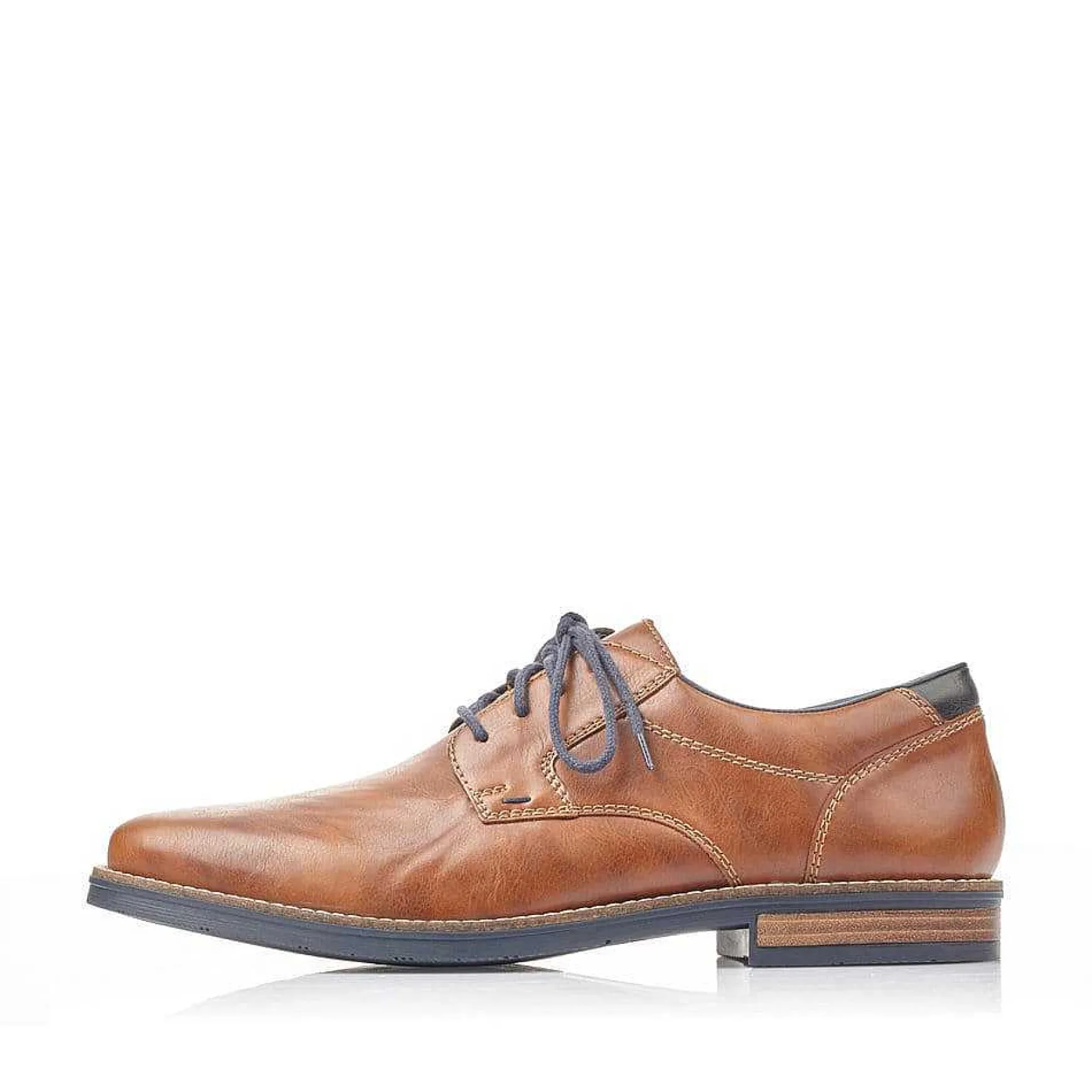Rieker Men'S Lace-Up Shoes Caramel Brown