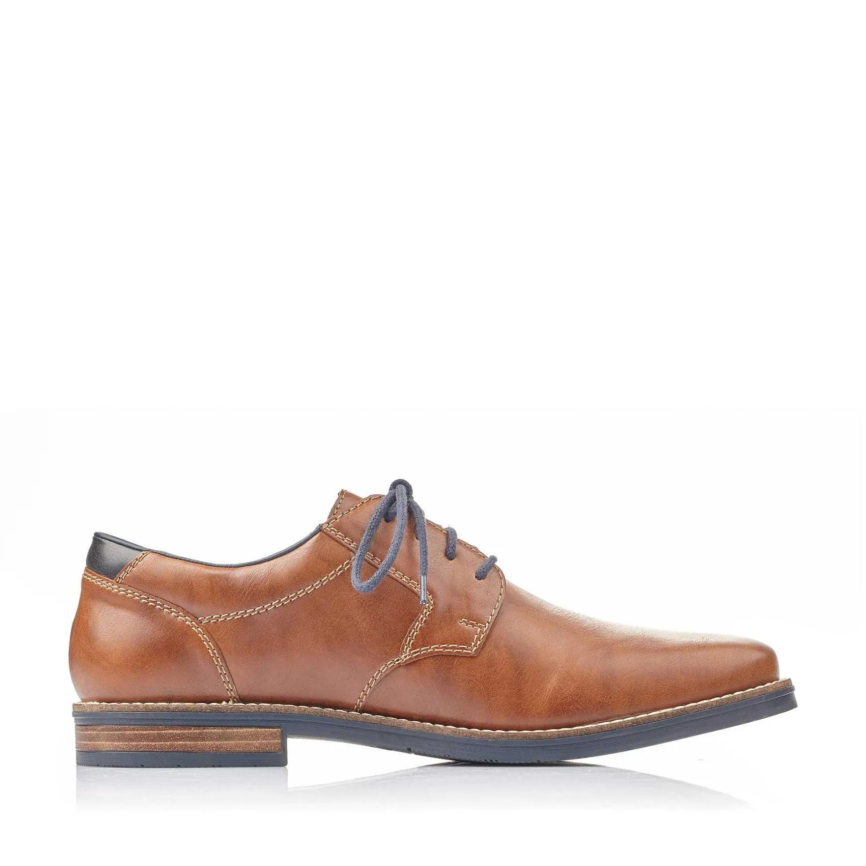 Rieker Men'S Lace-Up Shoes Caramel Brown