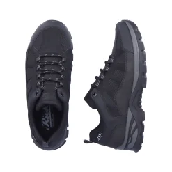 Rieker Men'S Lace-Up Shoes Jet Black