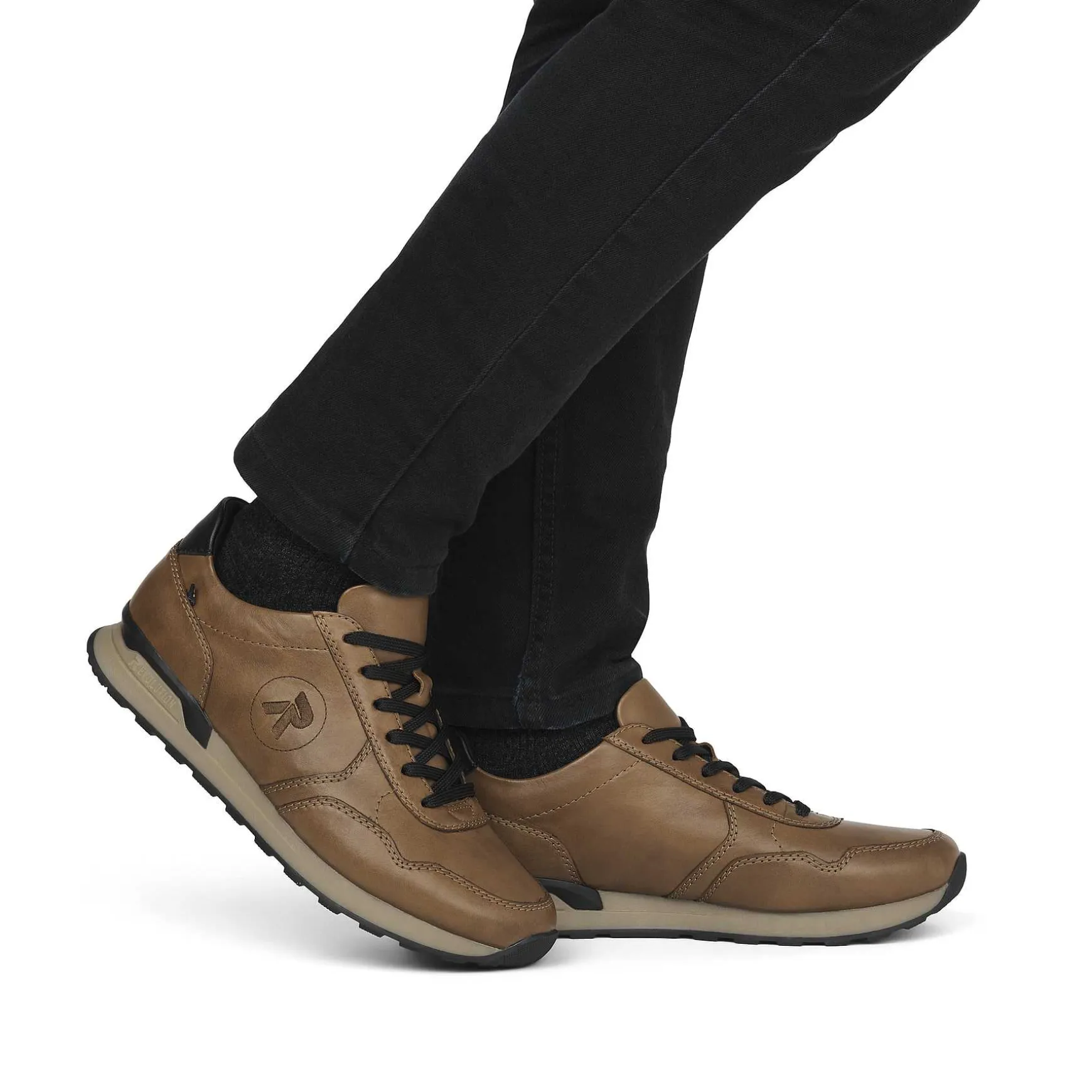 Rieker Men'S Low Nut Brown Sneakers