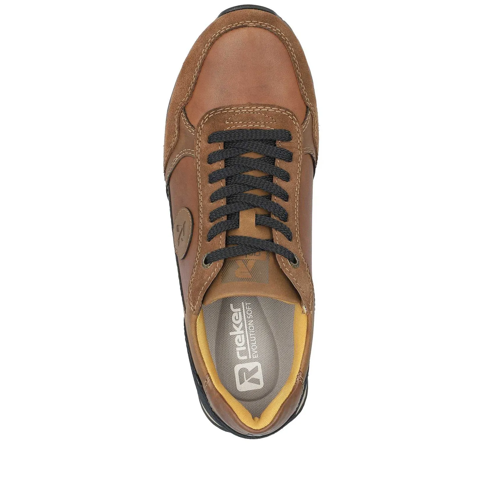 Rieker Men'S Low Nut Brown Sneakers