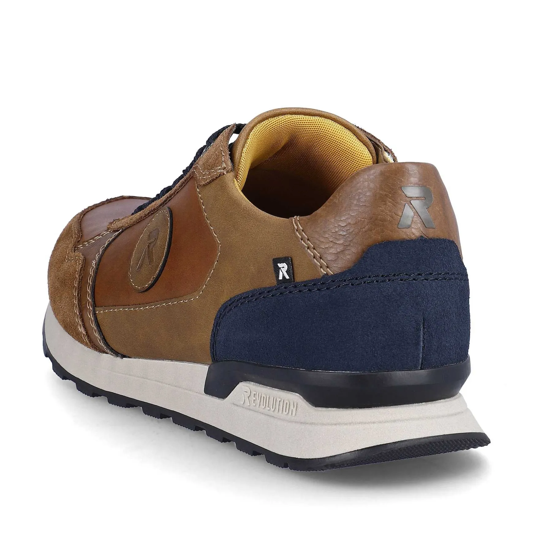 Rieker Men'S Low Nut Brown Sneakers