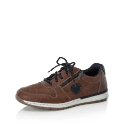 Rieker Men'S Low Sneaker Caramel Brown