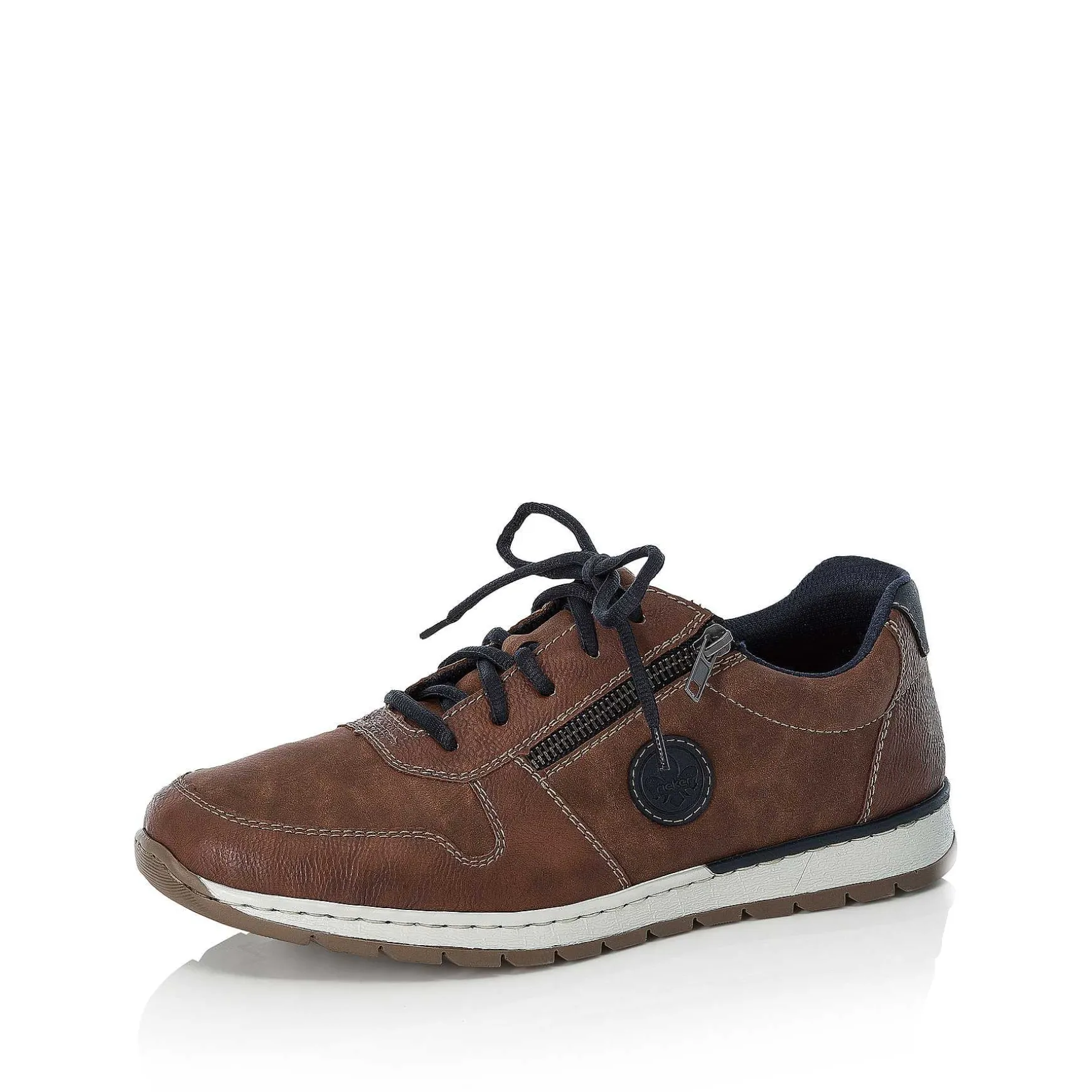 Rieker Men'S Low Sneaker Caramel Brown