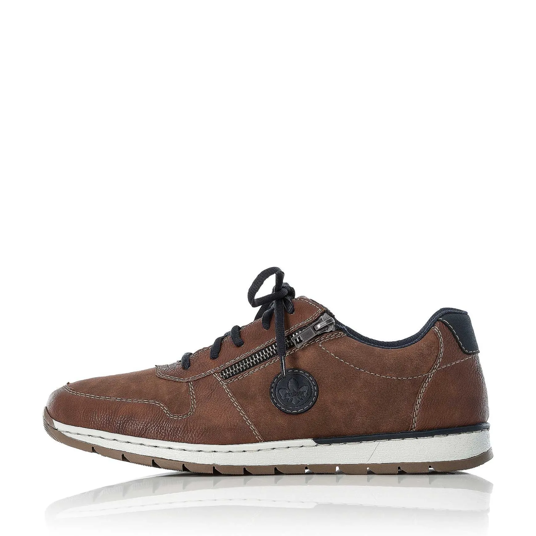 Rieker Men'S Low Sneaker Caramel Brown
