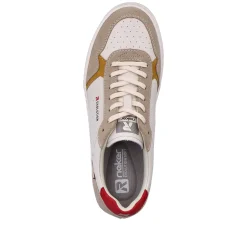 Rieker Men'S Low Sneaker Vanilla-White Clay-Beige