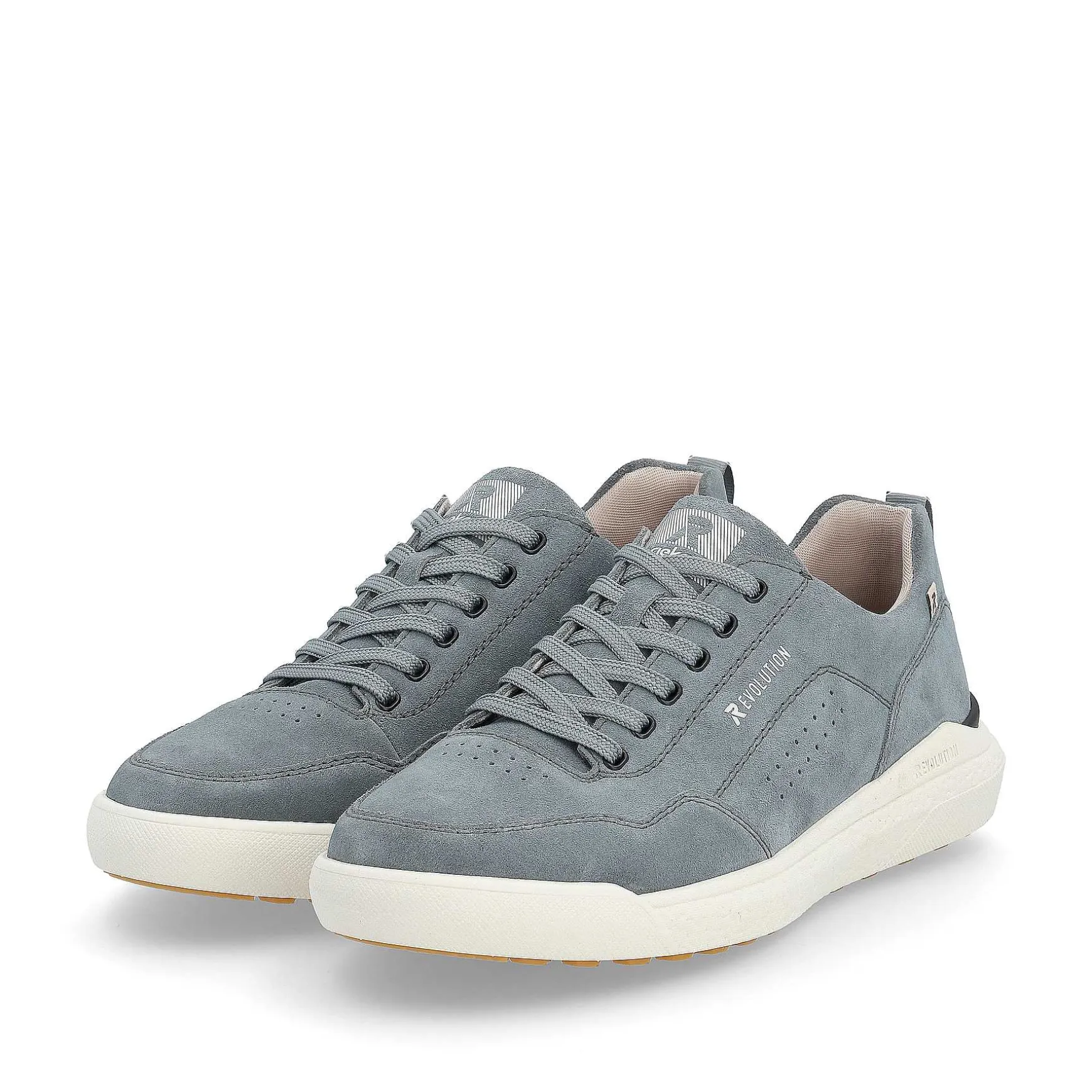 Rieker Men'S Low Sneakers Steel Blue