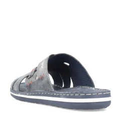 Rieker Men'S Mules Blue Gray