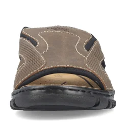 Rieker Men'S Mules Brown Gray