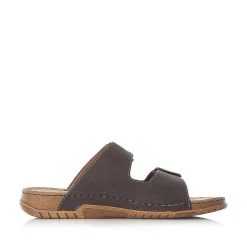 Rieker Men'S Mules Brown Gray