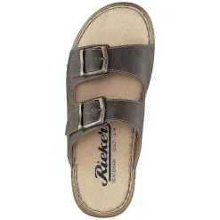 Rieker Men'S Mules Brown Gray