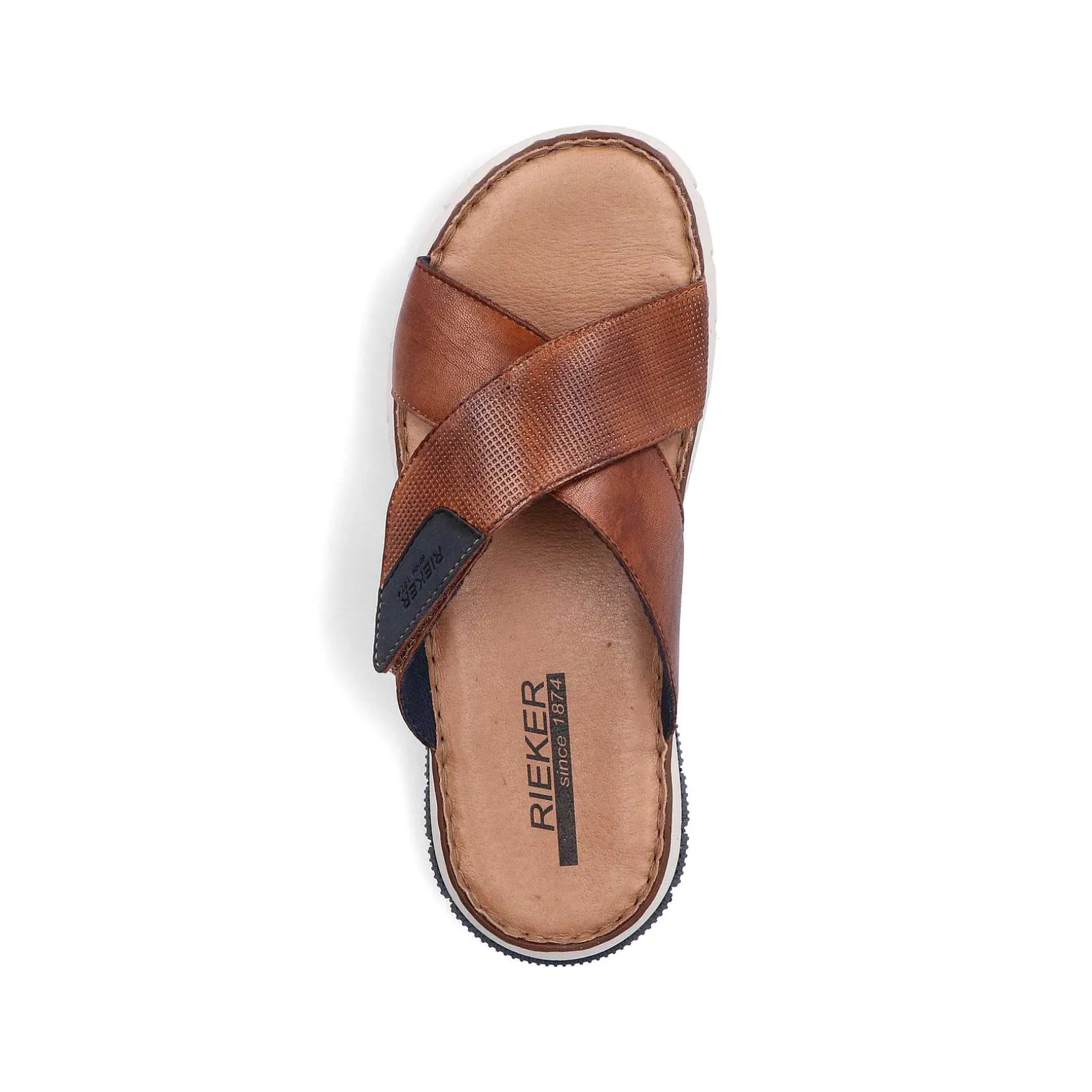 Rieker Men'S Mules Chestnut Brown