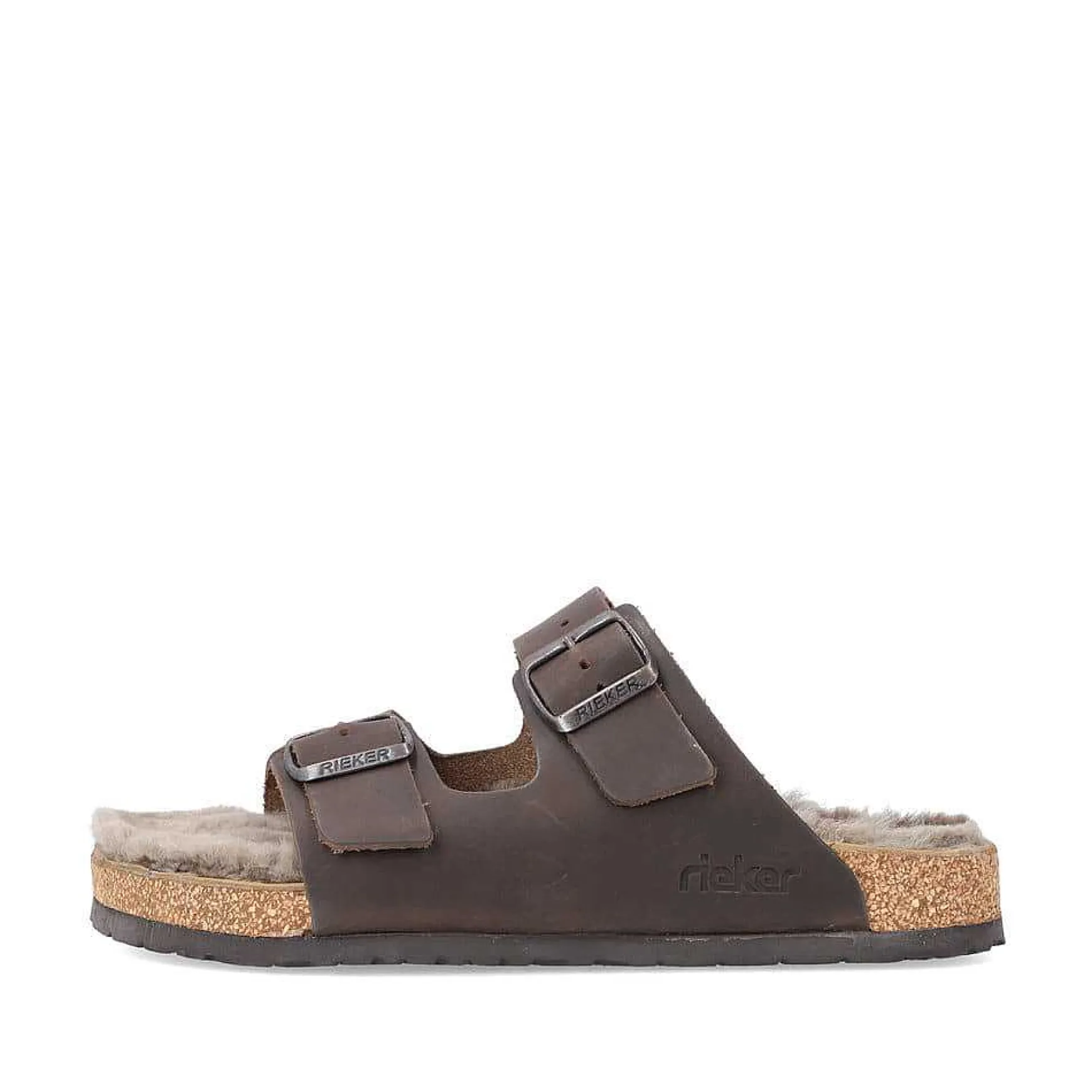 Rieker Men'S Mules Chestnut Brown