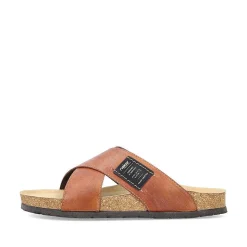Rieker Men'S Mules Cinnamon Brown