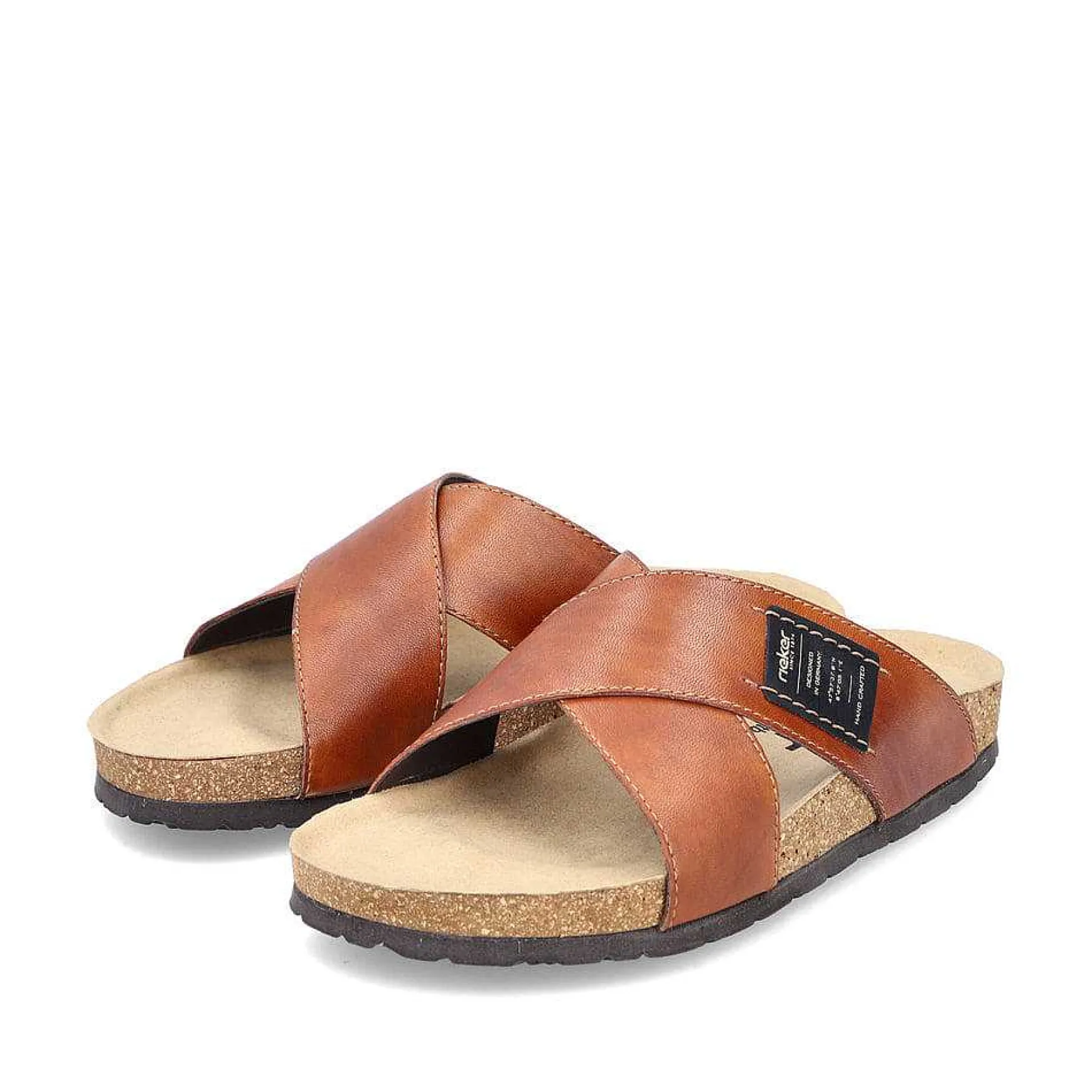 Rieker Men'S Mules Cinnamon Brown