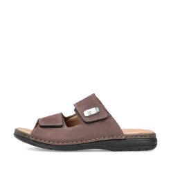 Rieker Men'S Mules Coffee Brown