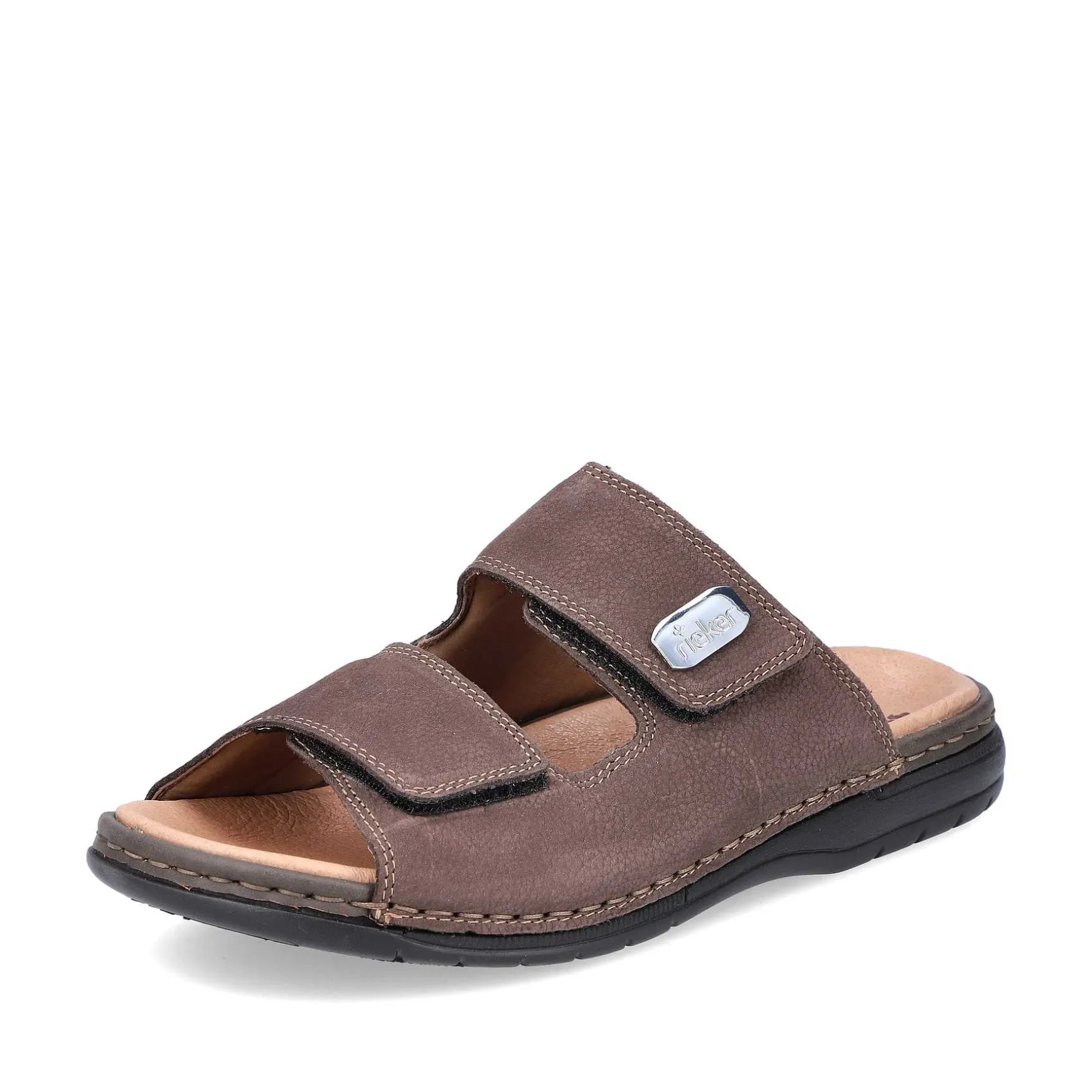 Rieker Men'S Mules Coffee Brown
