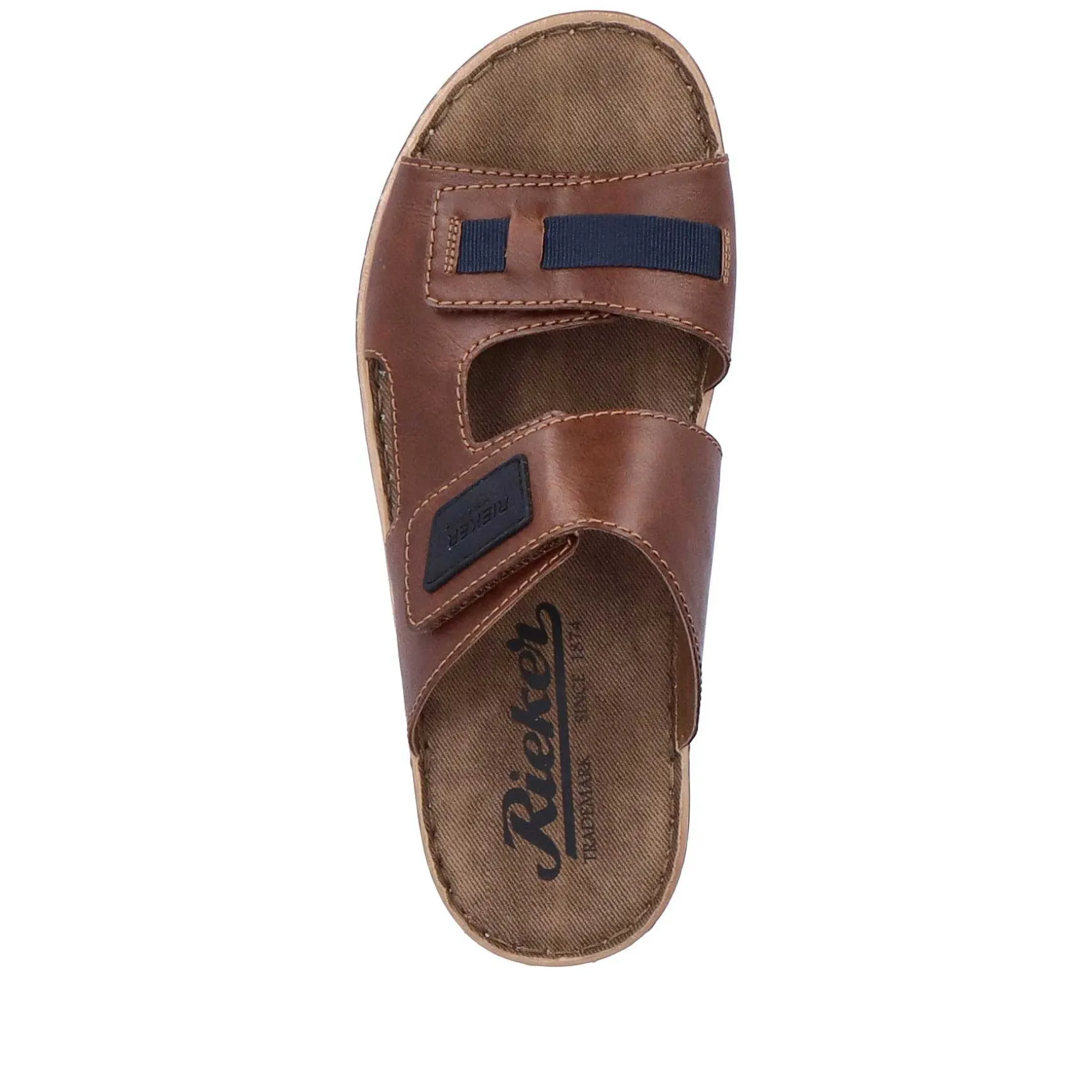 Rieker Men'S Mules Coffee Brown