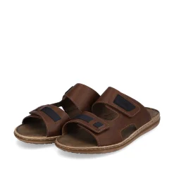Rieker Men'S Mules Coffee Brown