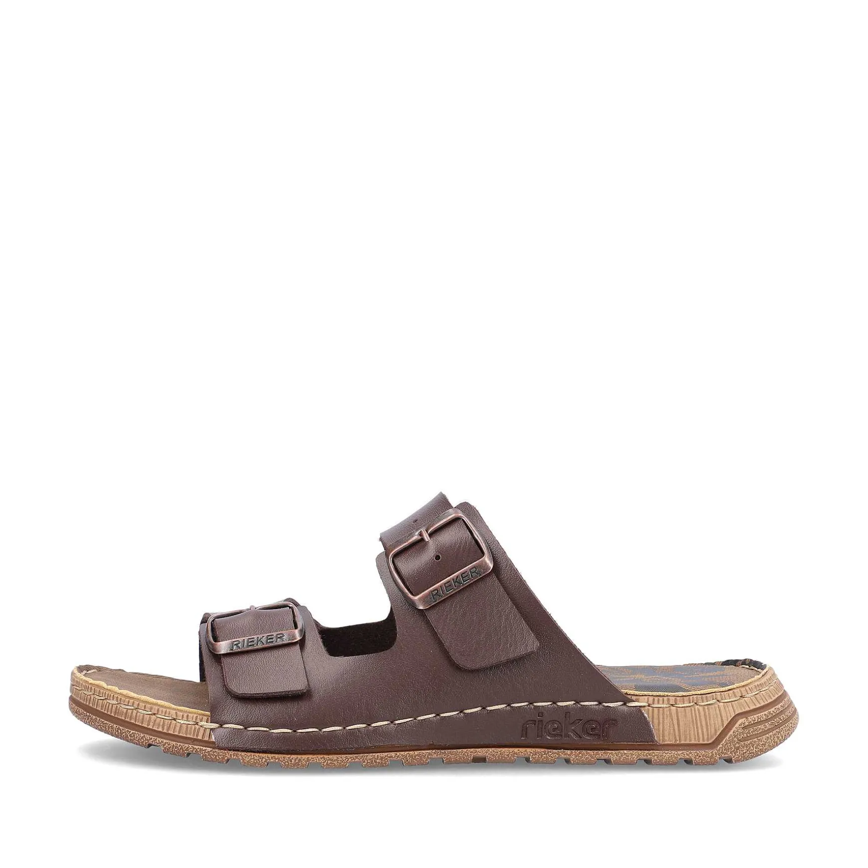 Rieker Men'S Mules Espresso Brown