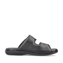 Rieker Men'S Mules Glossy Black
