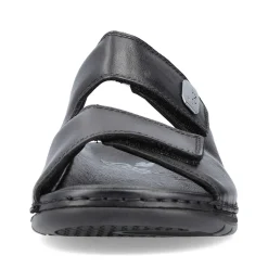 Rieker Men'S Mules Glossy Black