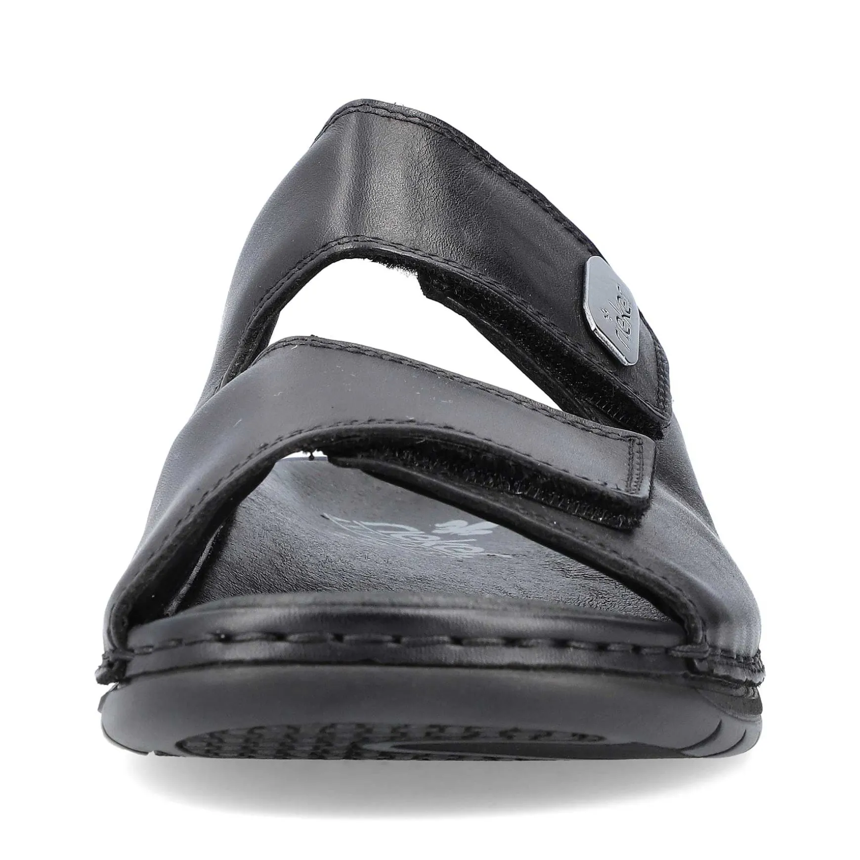 Rieker Men'S Mules Glossy Black