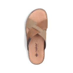 Rieker Men'S Mules Light Brown