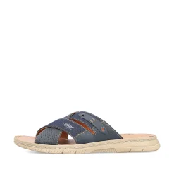 Rieker Men'S Mules Navy Blue