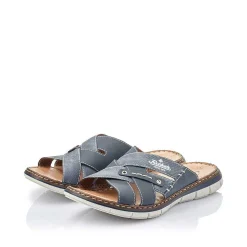 Rieker Men'S Mules Navy Blue