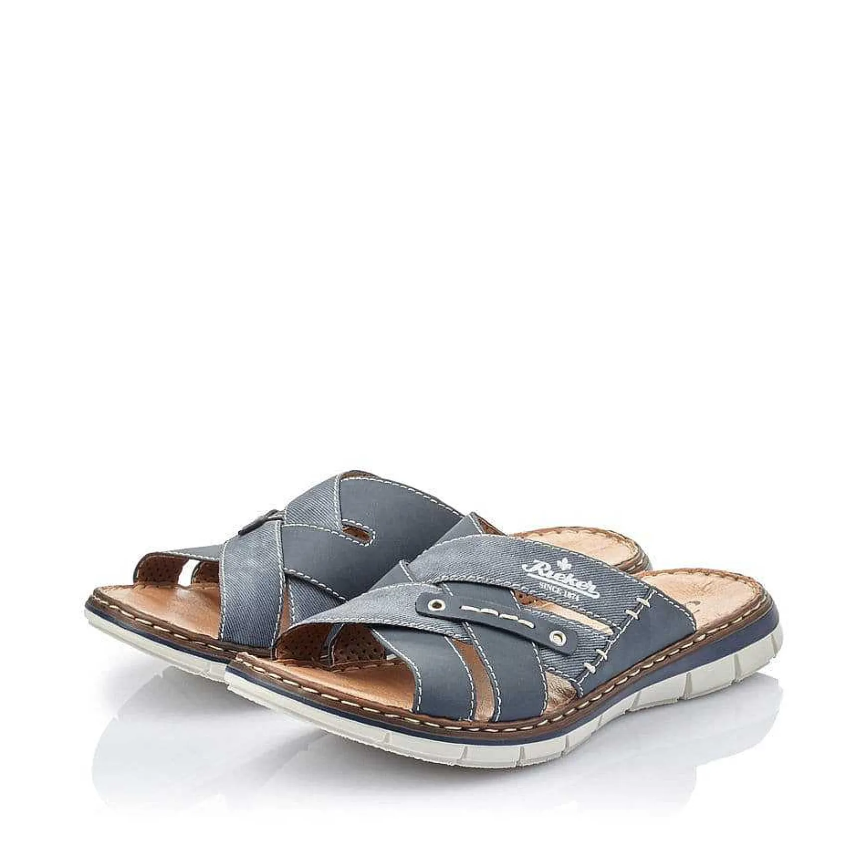 Rieker Men'S Mules Navy Blue