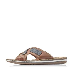 Rieker Men'S Mules Nougat Brown