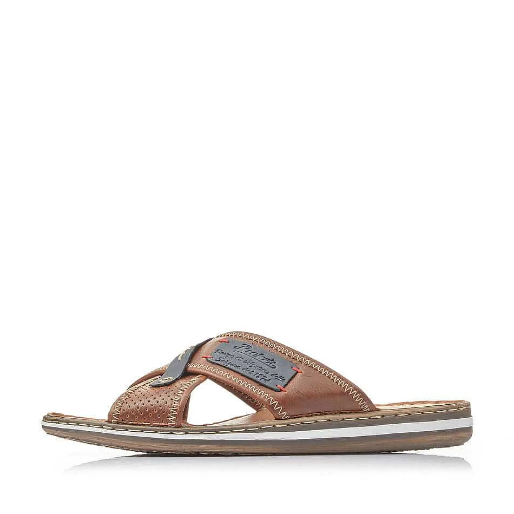 Rieker Men'S Mules Nougat Brown