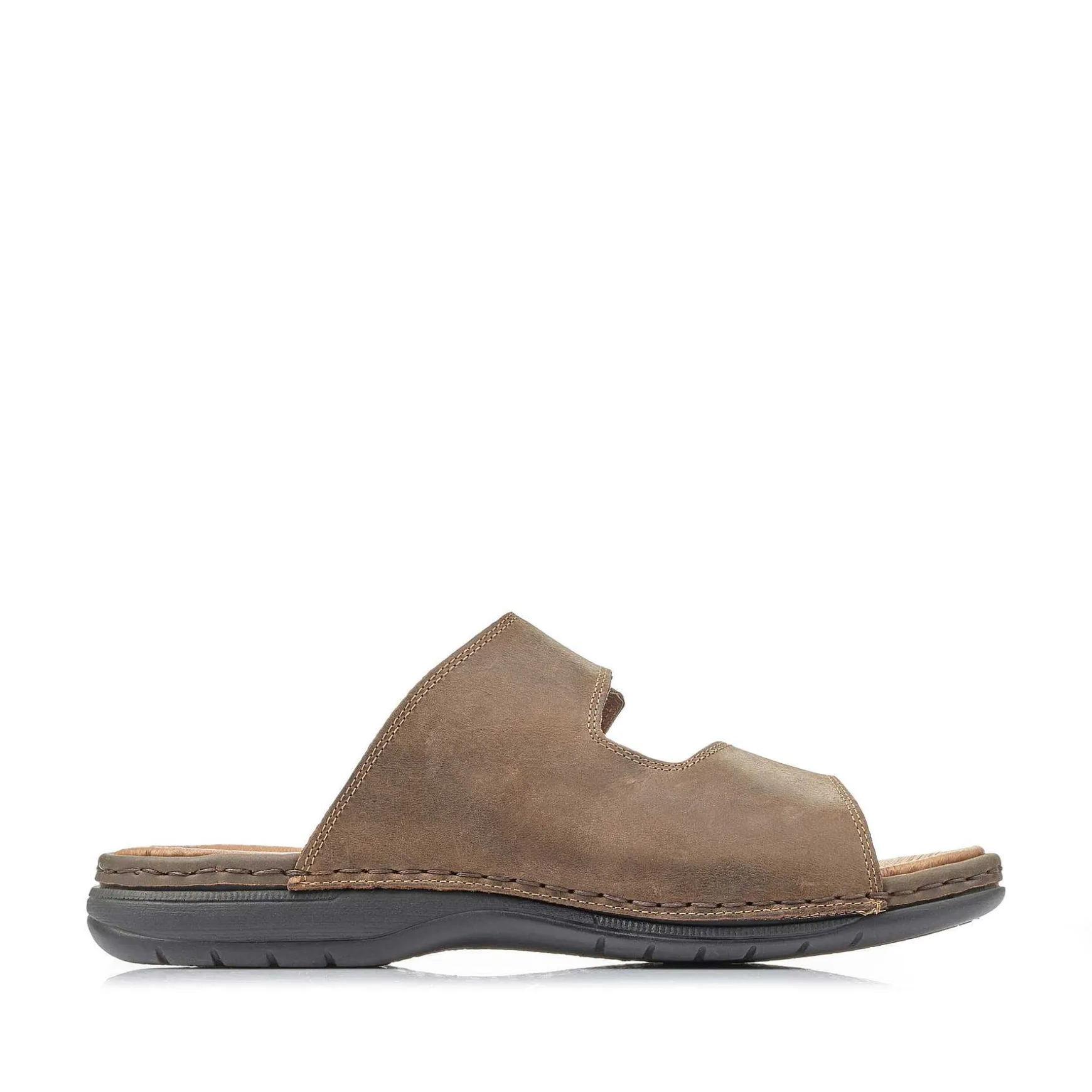 Rieker Men'S Mules Nougat Brown