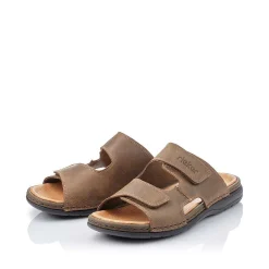 Rieker Men'S Mules Nougat Brown