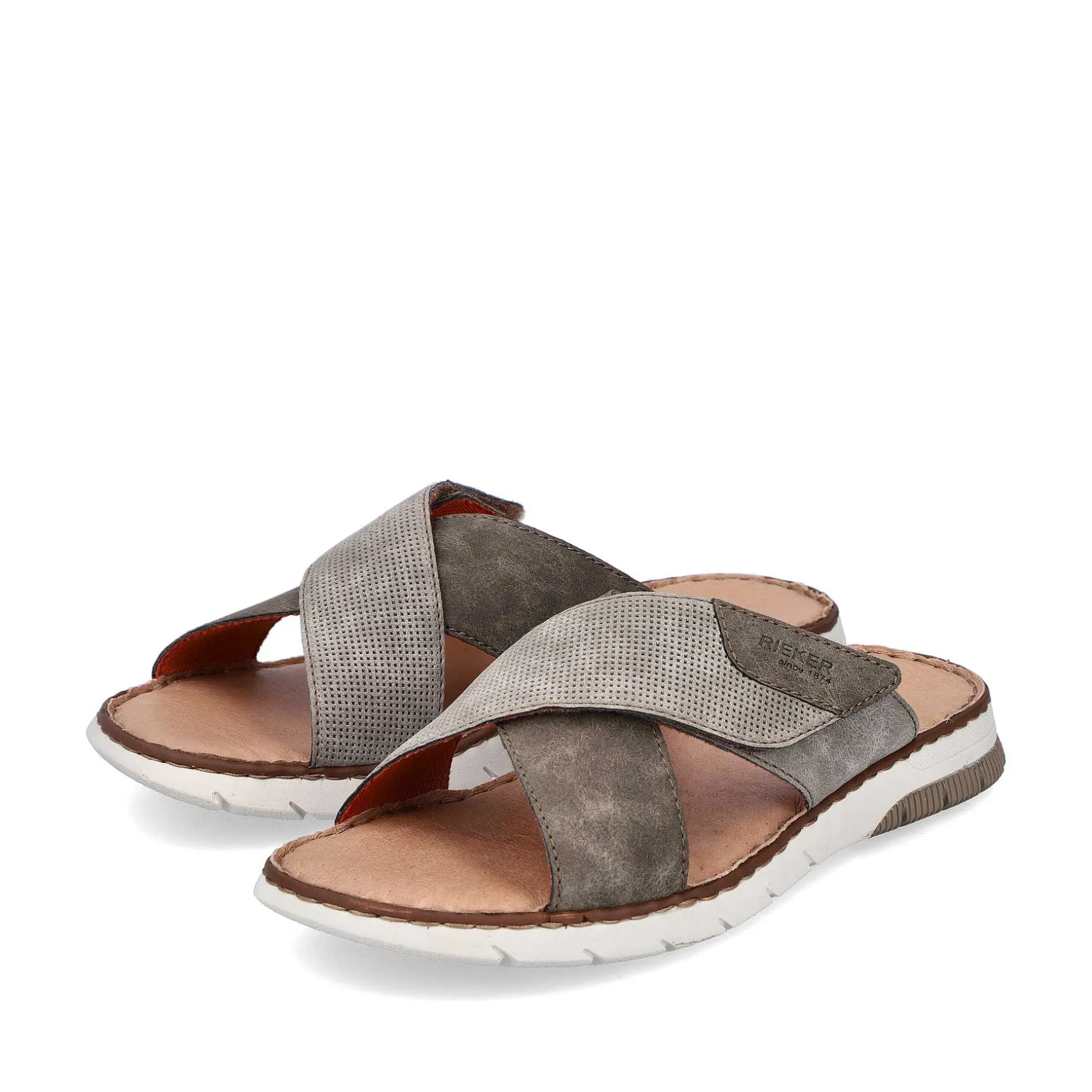 Rieker Men'S Mules Nut Brown