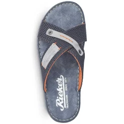 Rieker Men'S Mules Pacific Blue