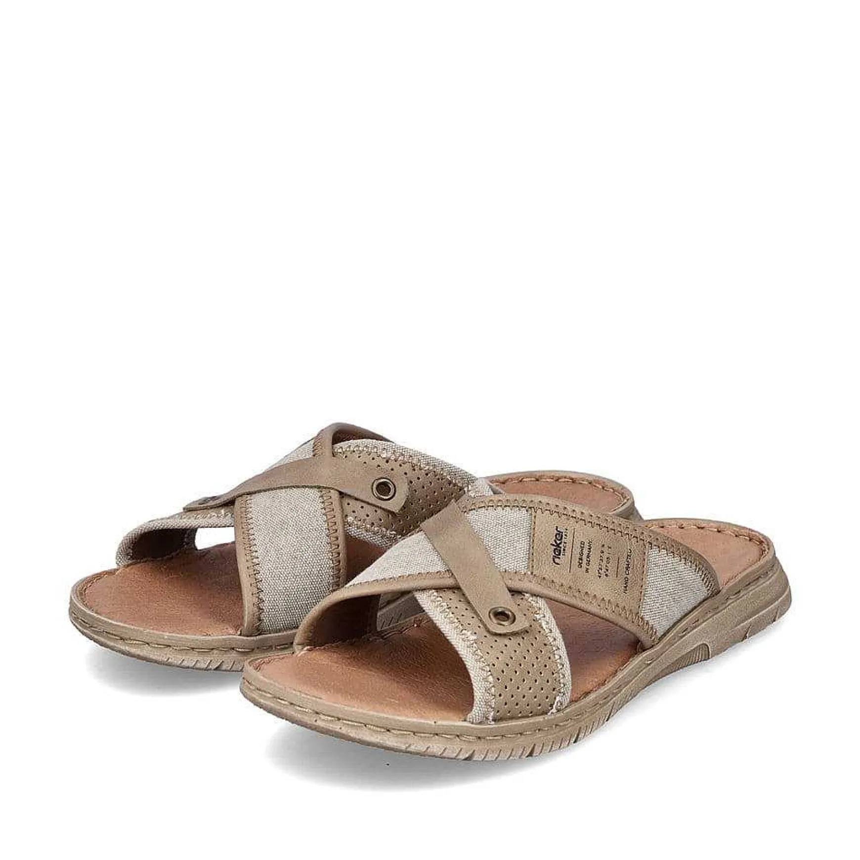 Rieker Men'S Mules Sand Beige