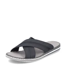 Rieker Men'S Mules Steel Black