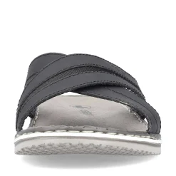Rieker Men'S Mules Steel Black